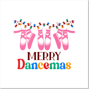 Merry Dancemas Christmas Light Posters and Art